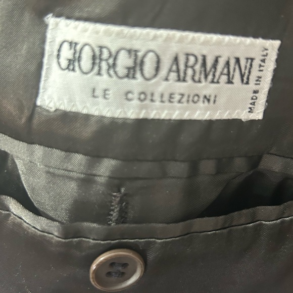 Just in time for Christmas Men’s Gray Wool  Armani trench coat 2XL - 3XL - Picture 3 of 10